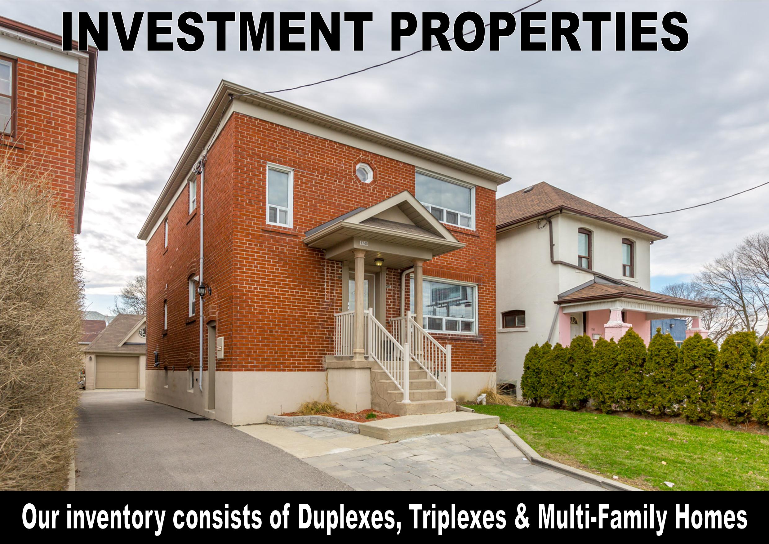 Investment & Rental Properties For Sale In Toronto properties
