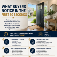 What buyers notice in the first 30 seconds of viewing a home in Hamilton and Burlington Ontario