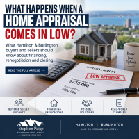 Low home appraisal explained for Hamilton and Burlington home buyers and sellers