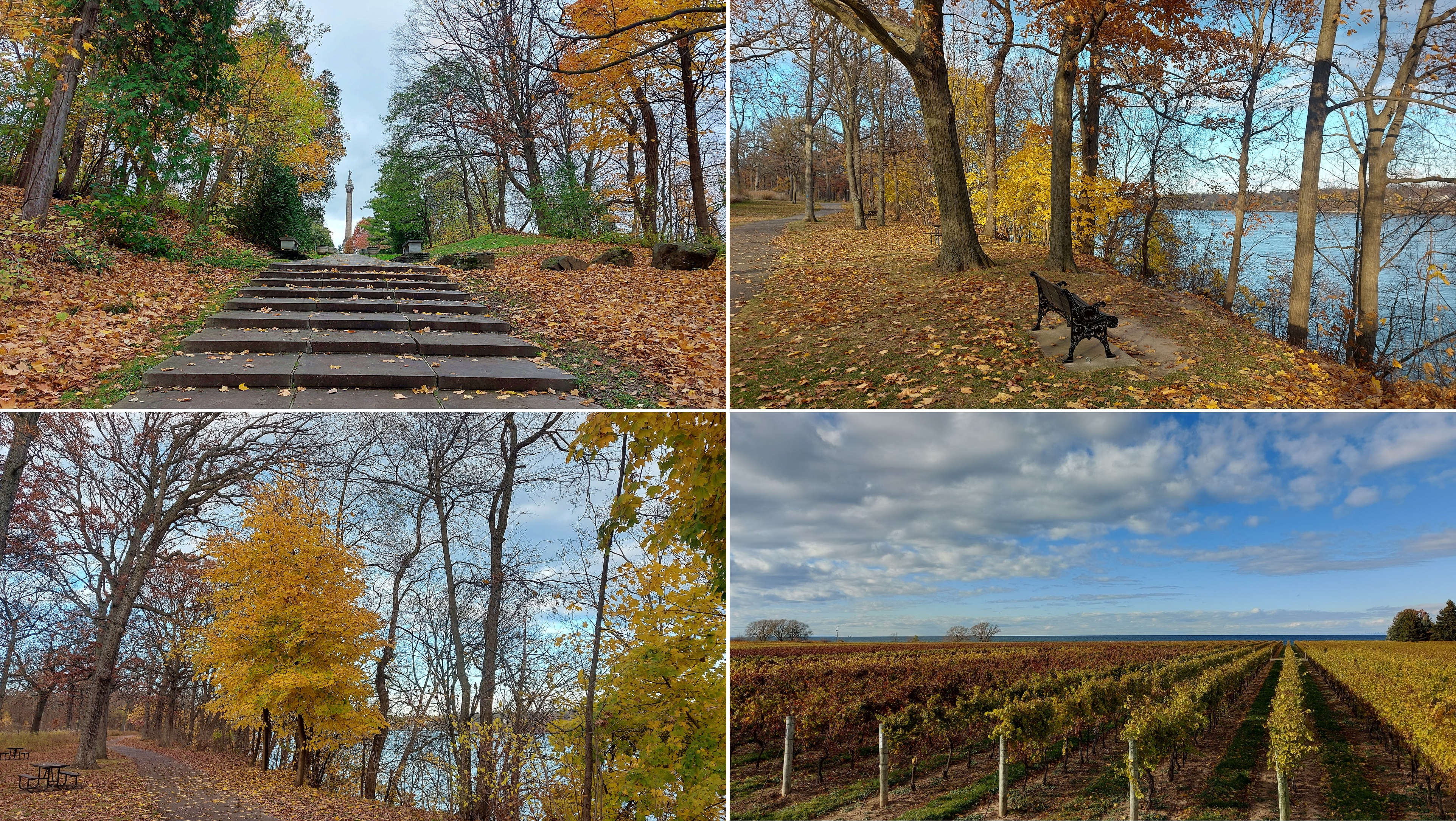 Niagara River Recreation Trail and Queenston Heights Park views