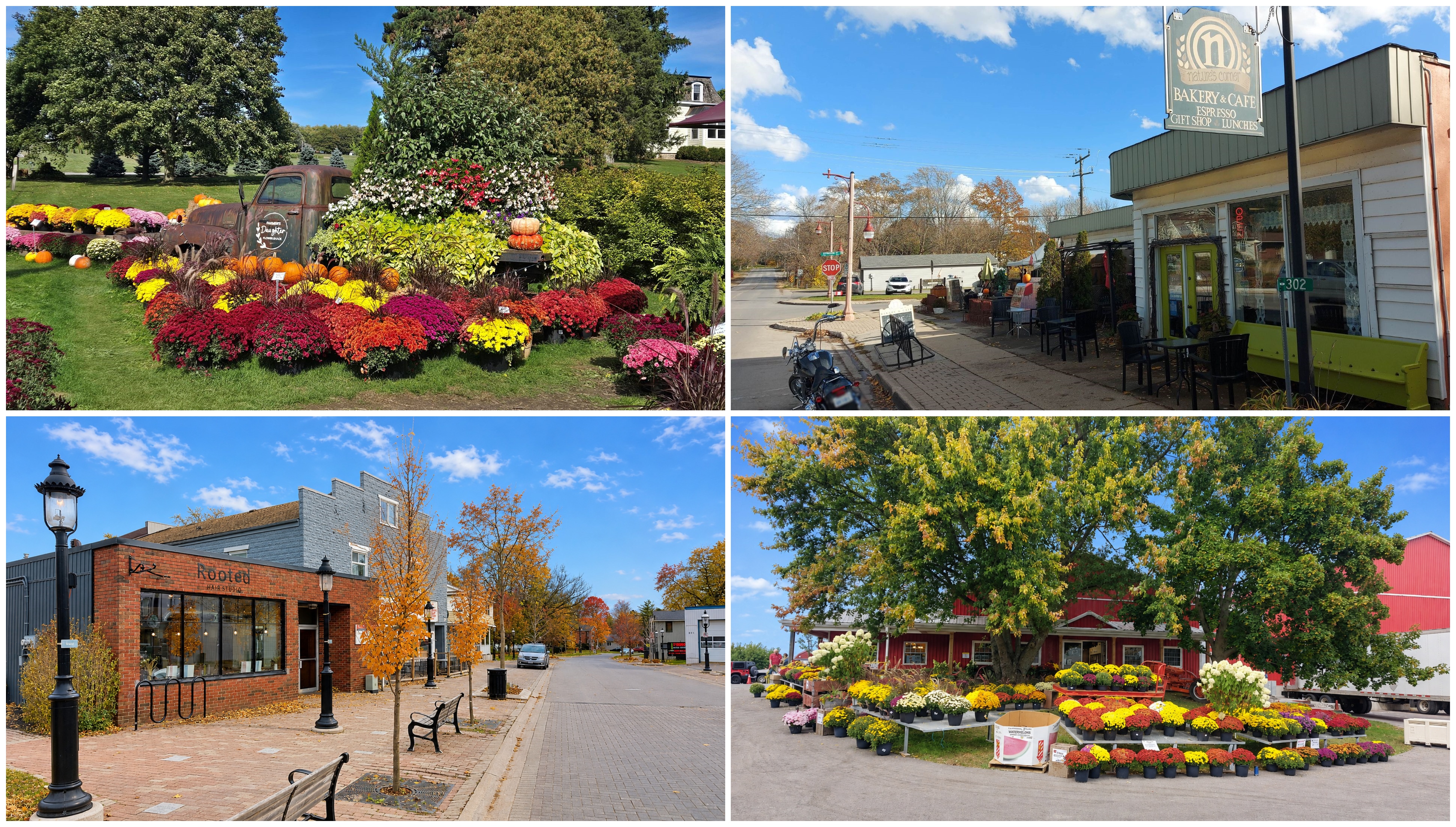 Local shops in Fenwick and Ridgeville, small villages in Pelham Ontario