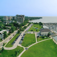 Ariel View of Bronte Oakville, Ontario