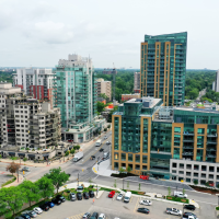 Downsizing to a Condo in Burlington - Burlington Ariel View