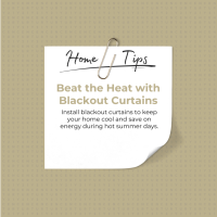 energy savings from blackout curtains
