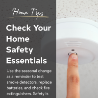 safety tips around the home