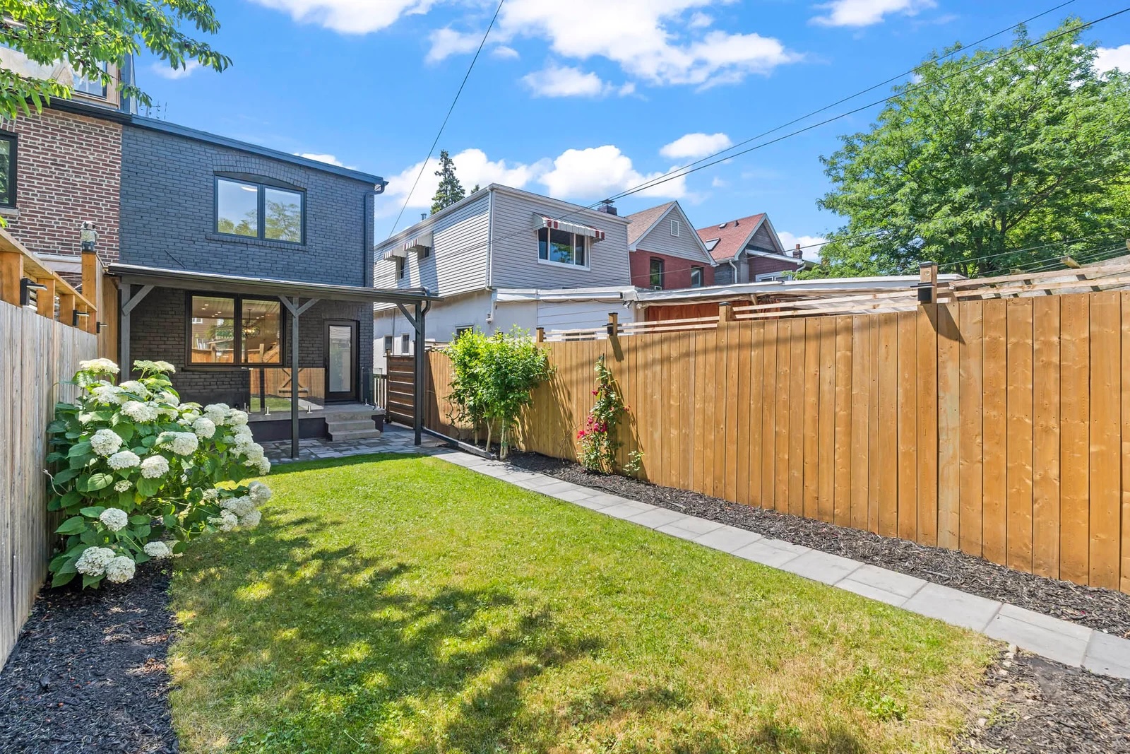 backyards in Toronto