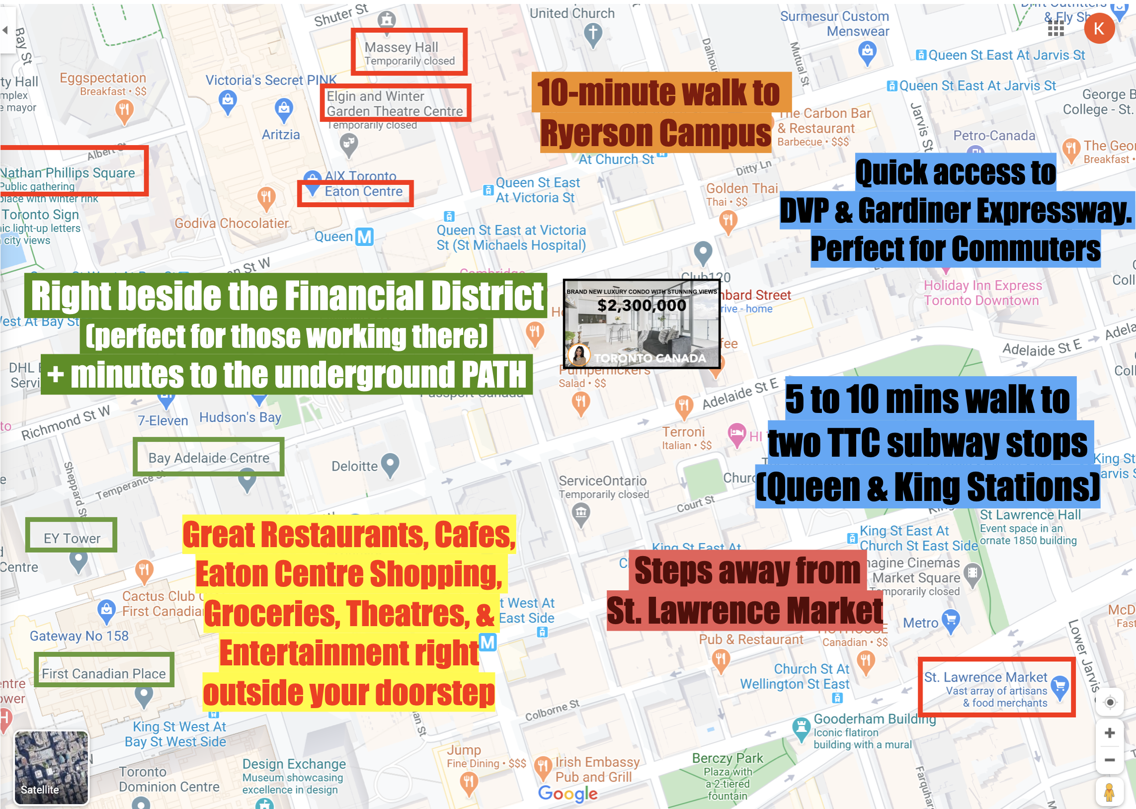 Map of condos near Don Mills and Eglinton