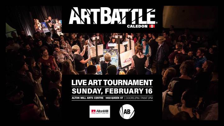 Art Battle Caledon Alton Mill