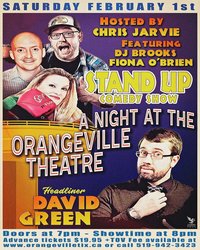 stand up comedy Orangeville Opera House