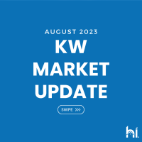 AUGUST 2023 K-W REAL ESTATE MARKET UPDATE