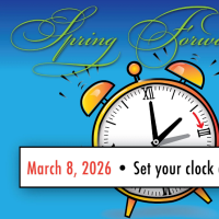 Daylight Savings starts on March 8th