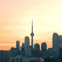 Dufferin Grove vs. Danforth in Toronto Ontario - Picture of Toronto Skyline